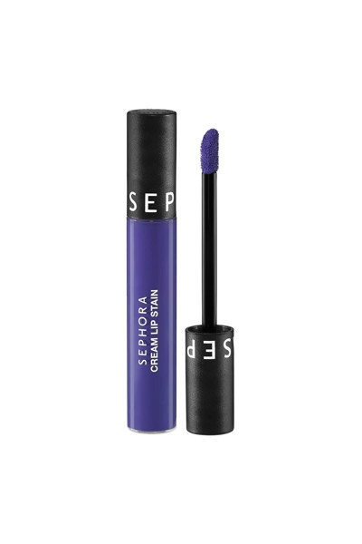 Sephora Cream Lip Stain – Bulaşmayan Kadife Bitişli Ruj - Mat Likit Ruj 136 Ultra Violet