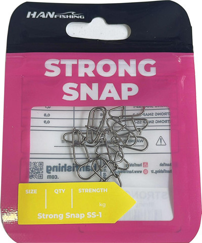 HanFish Strong Snap Maket Balık Klipsi SS-1 31kg 12 Adet