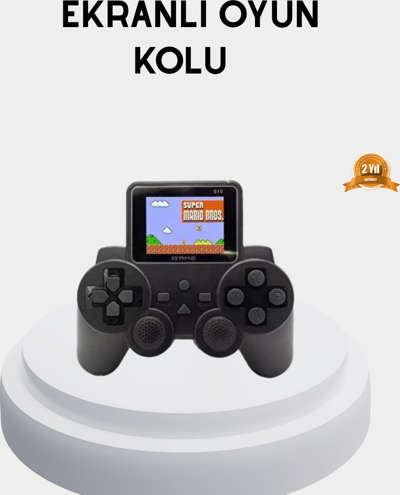 Kanonik Education Atari S10 Retro Oyun Konsolu – 520 Nostaljik Oyun, TV Bağlantılı, Şarjlı ve Taşınabilir