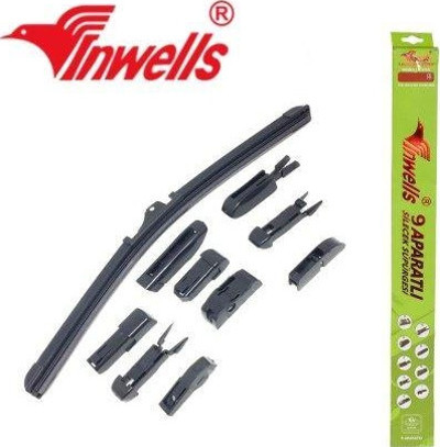 Inwells 380Mm 9 Aparatlı Banana Tip Silecek Süpürgesi