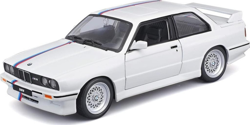 Bburago Bmw M3 (E30) 1988 1:24 Model Araba - Beyaz