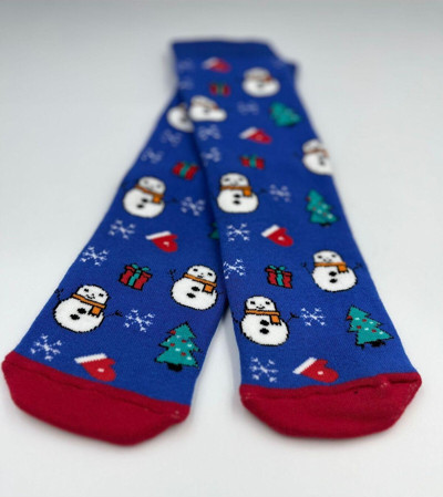 B Beşiroğlu Since 1980 Yılbaşı Noel Temalı Noel Baba Geyik Desenli Dikişsiz Comfort Unisex Kalın Kışlık Pamuk Yün Çorap
