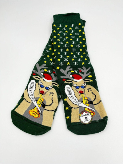 B Beşiroğlu Since 1980 Yılbaşı Noel Temalı Noel Baba Geyik Desenli Dikişsiz Comfort Unisex Kalın Kışlık Pamuk Yün Çorap