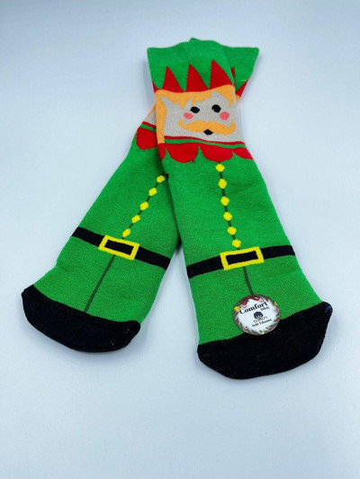 B Beşiroğlu Since 1980 Yılbaşı Noel Temalı Noel Baba Geyik Desenli Dikişsiz Comfort Unisex Kalın Kışlık Pamuk Yün Çorap