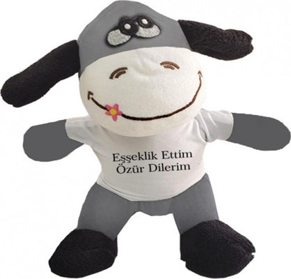 Bsre Oyuncak Peluş Eşeklik Ettim Tişörtlü Eşek