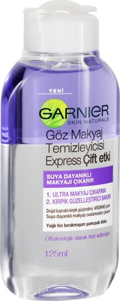 Garnier Garnıer Göz Makyaj Temizleyicisi Çift Etki 125 Ml