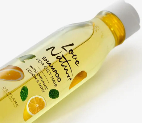 Oriflame Love Nature Yağlı Saçlar Için Organik Limon Ve Nane Özüne Sahip Şampuan 41354