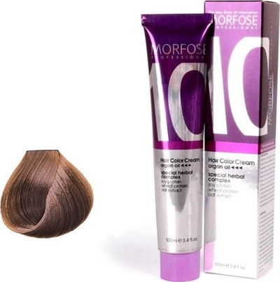 MORFOSE 10 SAÇ BOYASI 100ml / 7.34 Açık Bakır Kahve
