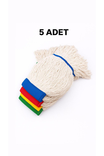Elcy 5 Adet Mop Araba Mopu Islak Saçaklı Mop