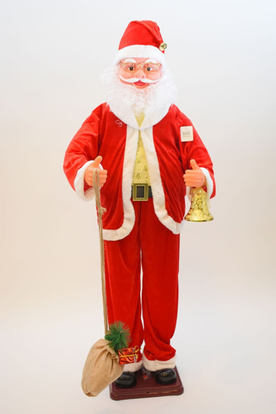 Waldern Yılbaşı 160 Cm Büyük Boy Hareketli Noel Baba Şarkı Söyler