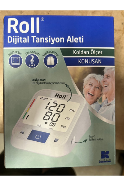 Roll Türkçe Konuşan Koldan Ölçer Otomatik Tansiyon Aleti