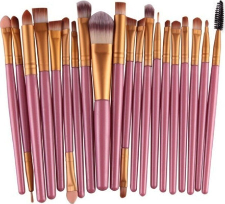 Makeuptime Izla 20'Li Profesyonel Yumuşak Makyaj Fırça Seti Mor Renk