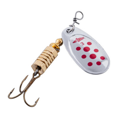 Fishack Döner Kaşık - Fishack GlideX - Silver Red - 7g - No:3 - Alabalık/Turna/Levrek Olta Kaşığı
