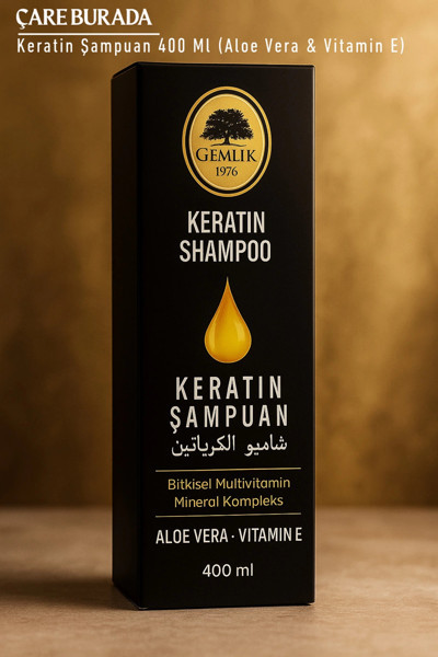 Çare Burada Gemilik - Aloe Vera & Vitamin E İlaveli Keratin Şampuan