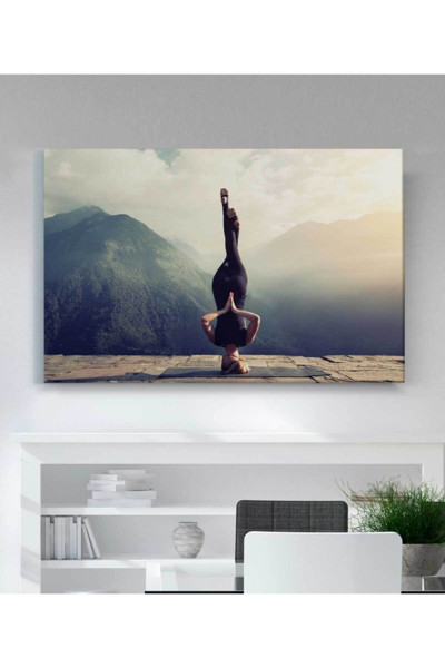 MonoStella Yoga Meditasyon Saati Kanvas Tablo