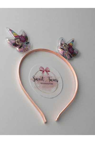 Sweet Twins Accessories Yıldızlı Şeffaf Unicorn Taç