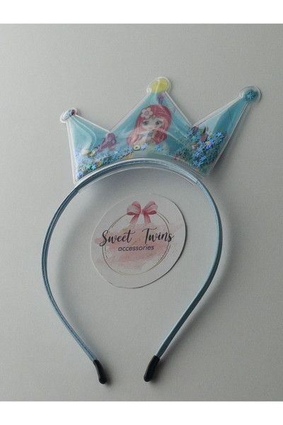 Sweet Twins Accessories Deniz Kızlı Şeffaf Taç