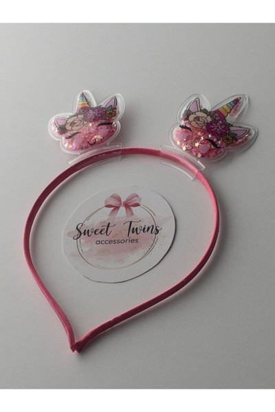 Sweet Twins Accessories Yıldızlı Şeffaf Unicorn Taç
