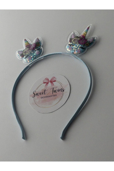 Sweet Twins Accessories Yıldızlı Şeffaf Unicorn Taç