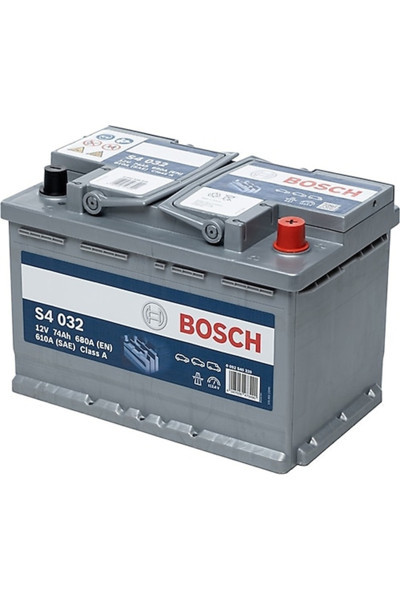 Bosch 74 Amper 12 Volt Akü - Binek Araç Için Uygun - 2025 Üretim