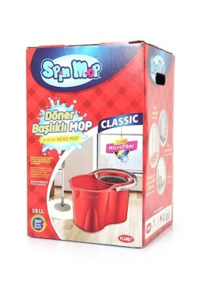 Spin Mop Döner Başlıklı Temizlik Seti