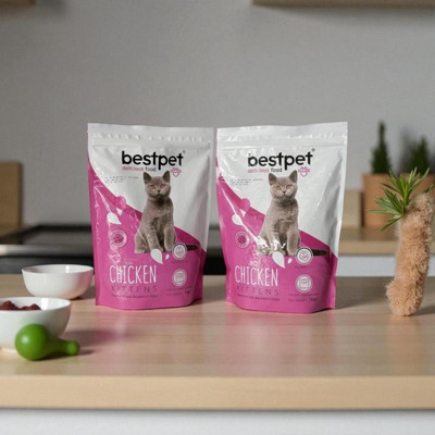 Bestpet tavuklu yavru kedi maması 1kg*2 adet