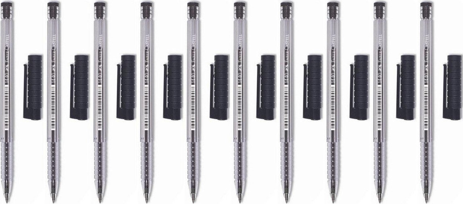Faber Castell Faber 1440 Tükenmez Kalem Siyah 10 Lu Kutu