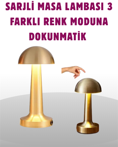Taşınabilir Dokunmatik LED Lamba – Sıcak & Soğuk Işık Ayarı