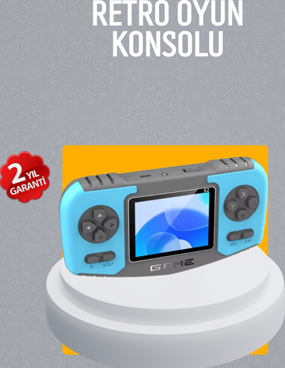 Mini Arcade Oyun Konsolu Hafif Taşınabilir Çocuk Hediyelik