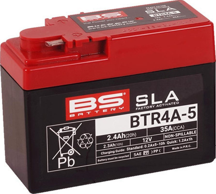 BS BATTERY BTR4A-5 SLA Motosiklet Aküsü 300667
