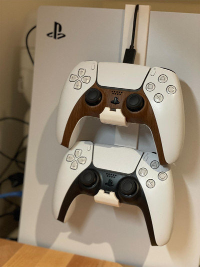 GadgetGurme Özel Tasarım Ps5 Uyumlu 2'Li Kol Tutucu Aparat, Ps5 Konsol Aparatı, Ps5 Joystick Standı