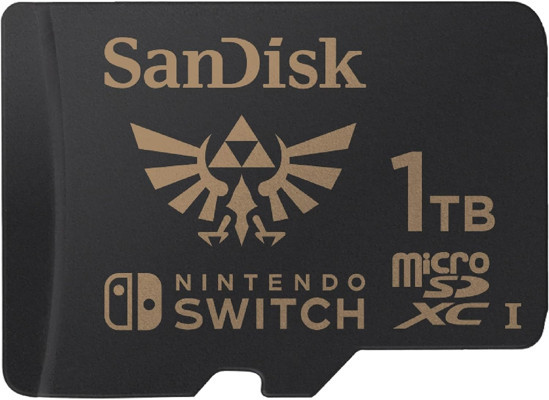 Sandisk Microsdxc Uhs-I Hafıza Kartı, Nintendo Switch Zelda Edition 1 Tb (U3, Class 10, 100 Mb/S Akt