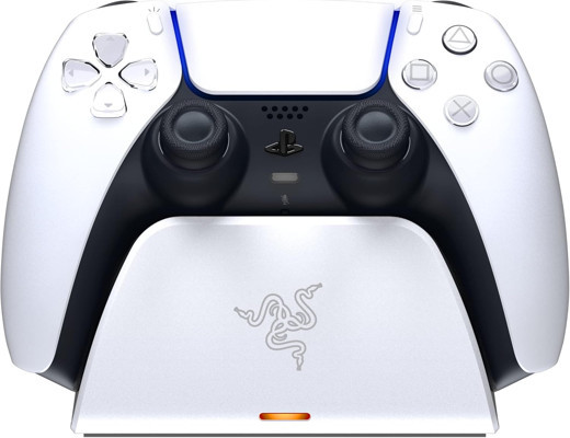 Razer Hızlı Şarj İstasyonu - Ps5 Kablosuz Kumanda Için Hızlı Şarj İstasyonu (Hızlı Şarj, Kavisli Kab