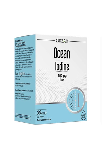 Ocean Iodine 150 ?g İyot Takviye Edici Gıda 30 ml