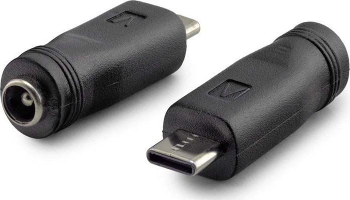 Skygo Notebook Adaptör Ucu Çevirici Type-C (M) To 5.5*2.5 (F) 10Lu Paket Siyah HDX1340