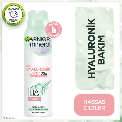 Garnier Mineral Hyaluronik Bakım Sprey Deodorant 150 ml