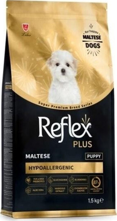 Butik Reflex Plus Hypoallergenic Maltese Tavuklu Yavru Köpek Maması 1.5 Kg