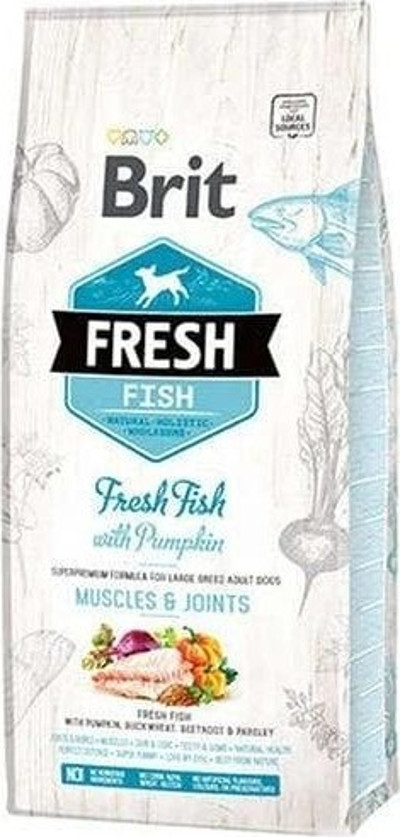 Butik Brit Fresh Balıklı ve Balkabaklı Yetişkin Köpek Maması 12 Kg