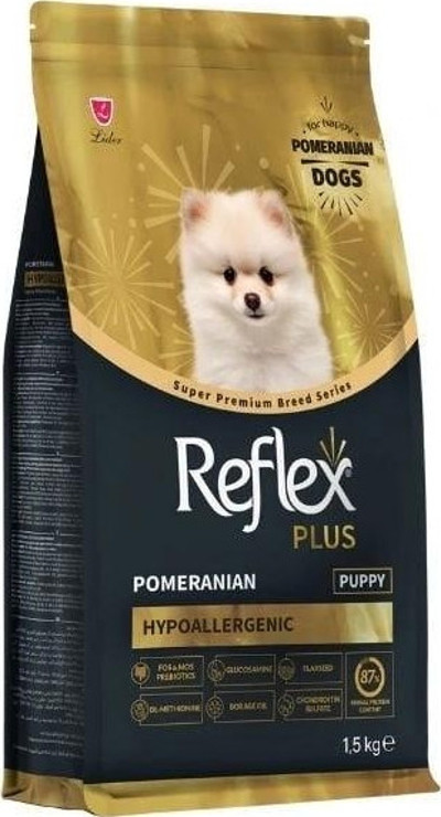 Butik Reflex Plus Pomeranian Hypoallergenic Tavuklu Yavru Köpek Maması 1.5 Kg