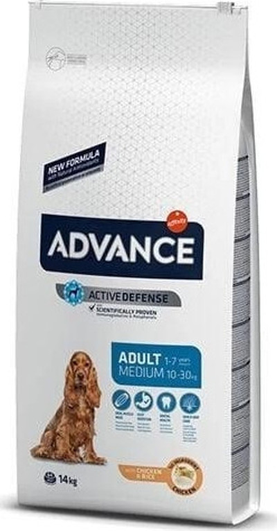 Butik Advance Adult Medium Tavuklu Orta Irk Yetişkin Köpek Maması 14 Kg