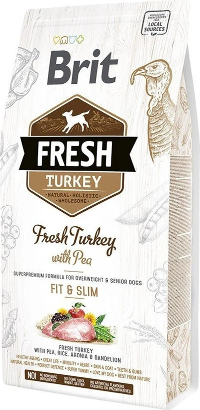 Butik Brit Fresh Hindili ve Bezelyeli Yetişkin Köpek Maması 12 Kg