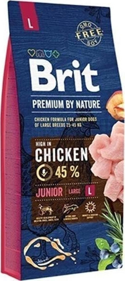 Butik Brit Premium Nature Büyük Irk Tavuklu Yavru Köpek Maması 15 Kg