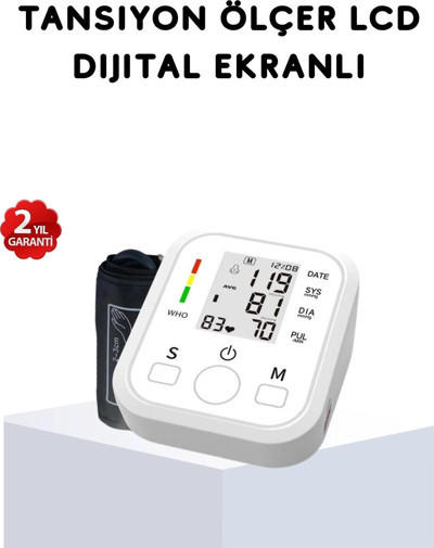 Shopwave Üst Koldan Ölçüm Dijital Tansiyon Aleti – IHB Aritmi Uyarılı ve Çift Hafızalı