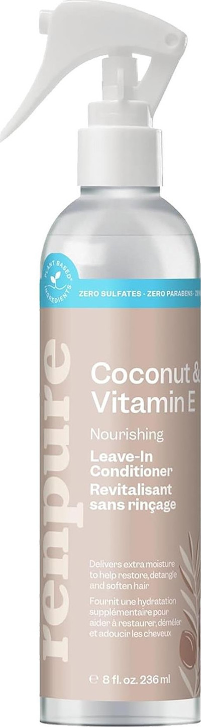 Renpure Hindistan Cevizi ve Vitamin E Besleyici Durulanmayan Sprey Saç Kremi 236ML