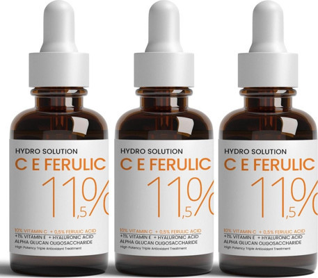 Procsin Hydro Solution C E %10 C Vitamin+ % 0,5 Aydınlatıcı Ferulic Acid 3'lü Paket 30 ML x3