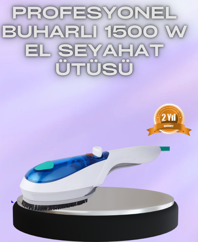 Eldenör Kompakt Seyahat Tipi Buharlı Ütü Pratik Kırışıklık Açıcı