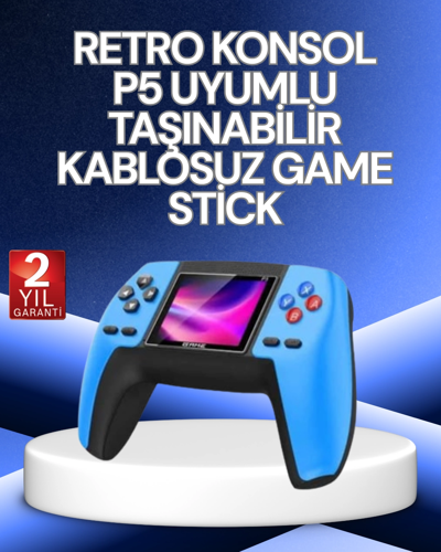 Eldenör P5 Retro GamePad | 520 Klasik Oyunlu Mini Oyun Konsolu