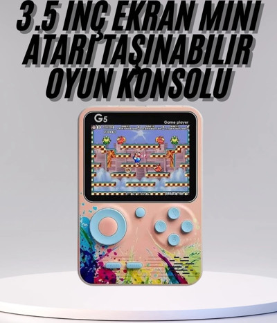 Shopwave Game Box Mini 500 Adet Retro Oyun Taşınabilir Oyun Konsolu