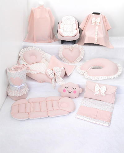 Umay Bebek Babynest Puset Örtüsü Alt Açma Emzirme Yastığı Bel Destekli Ana Kucağı Bebek Arabası Minderi-Panço