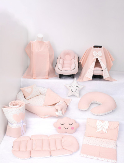 Umay Bebek Babynest Puset Örtüsü Alt Açma Emzirme Yastığı Bel Destekli Ana Kucağı Bebek Arabası Minderi-Panço